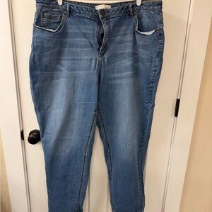 Casual Blue Boyfriend Jeans for Women